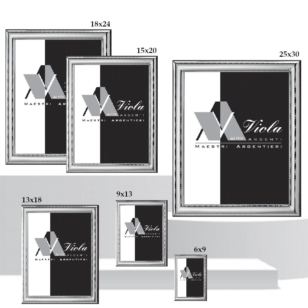 Cornice fascia stretta martellata bordino