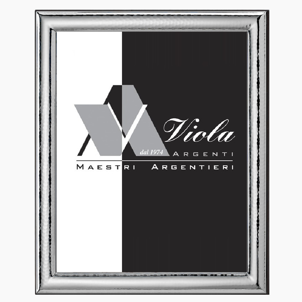 Cornice fascia stretta martellata bordino