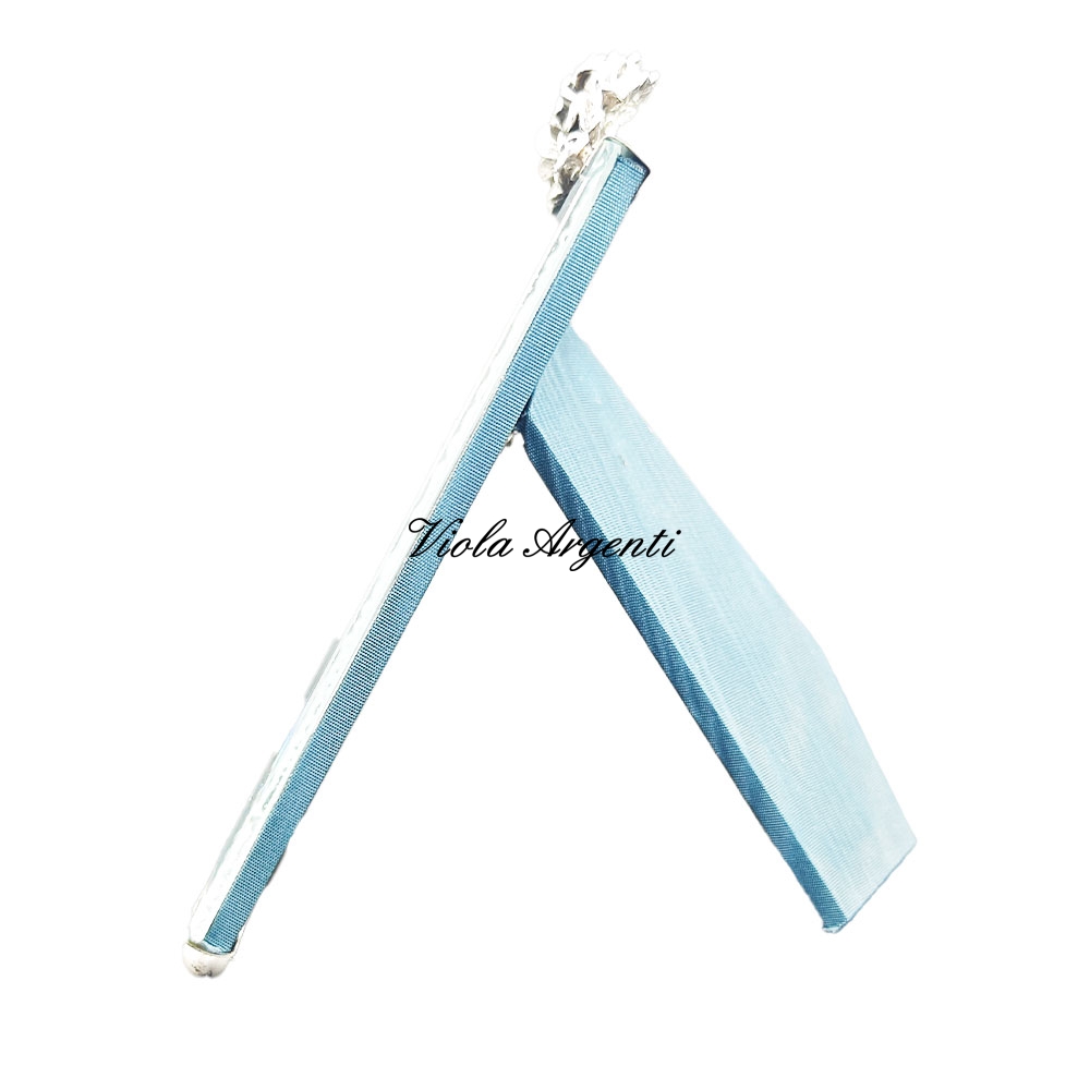 Cornice argento 925 con quadrifogli - 4