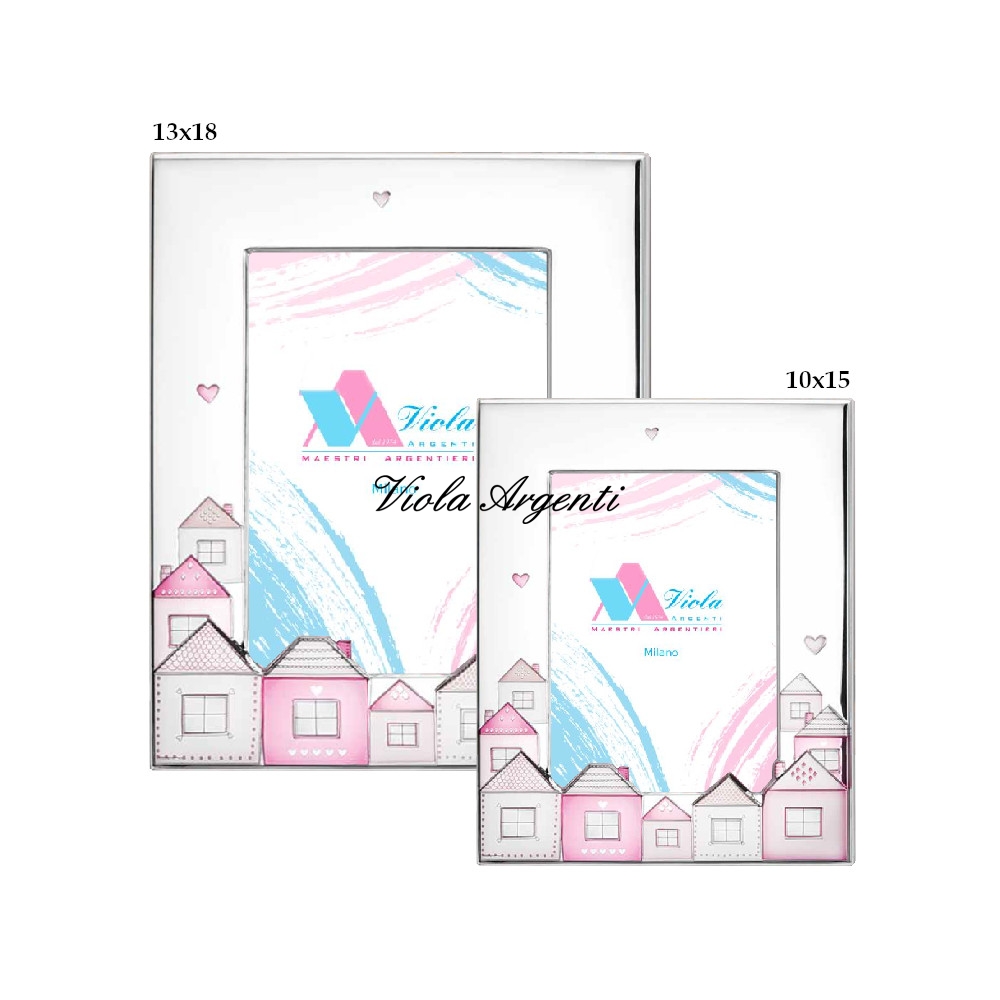 Pink house frame