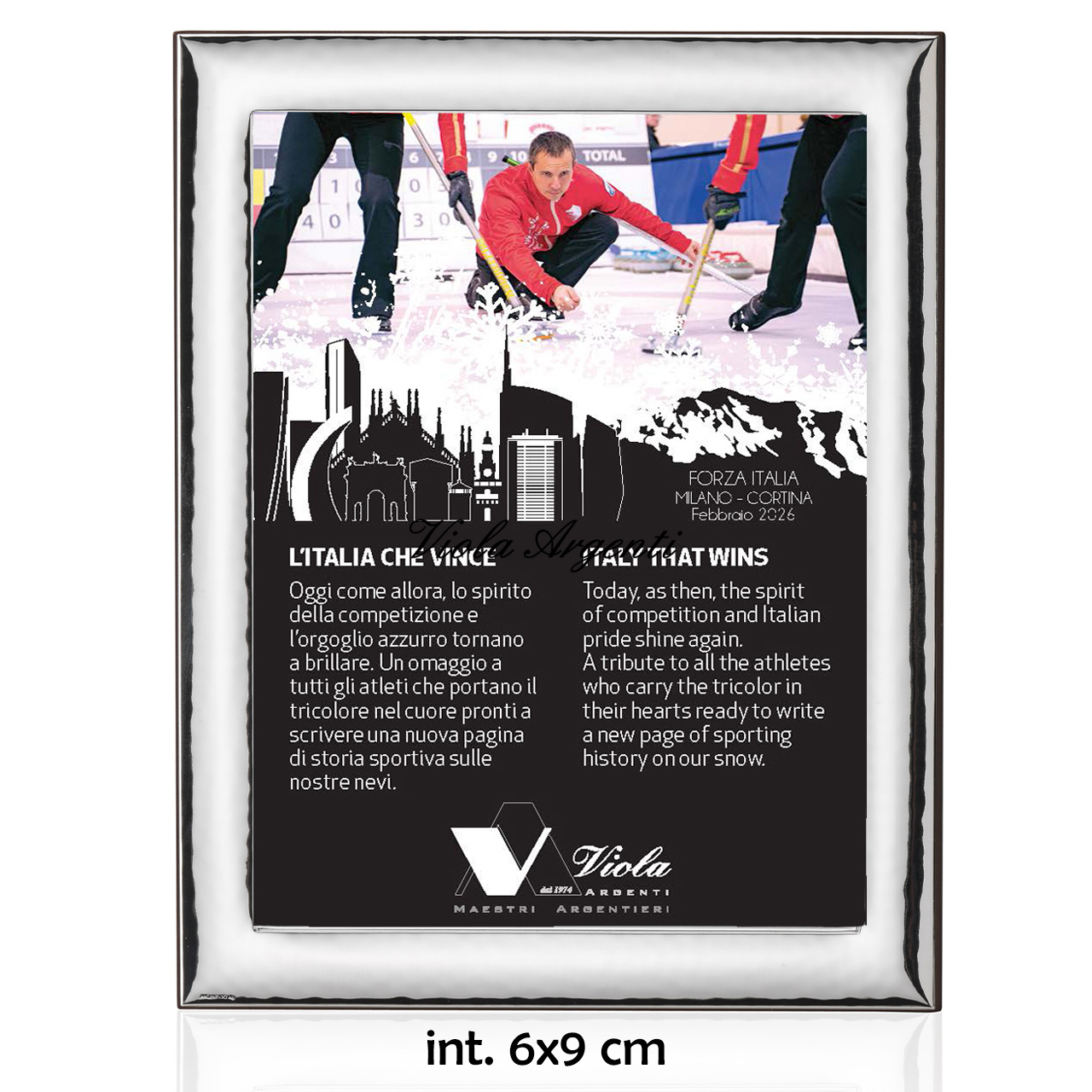 Bilaminated silver photo frame - 3