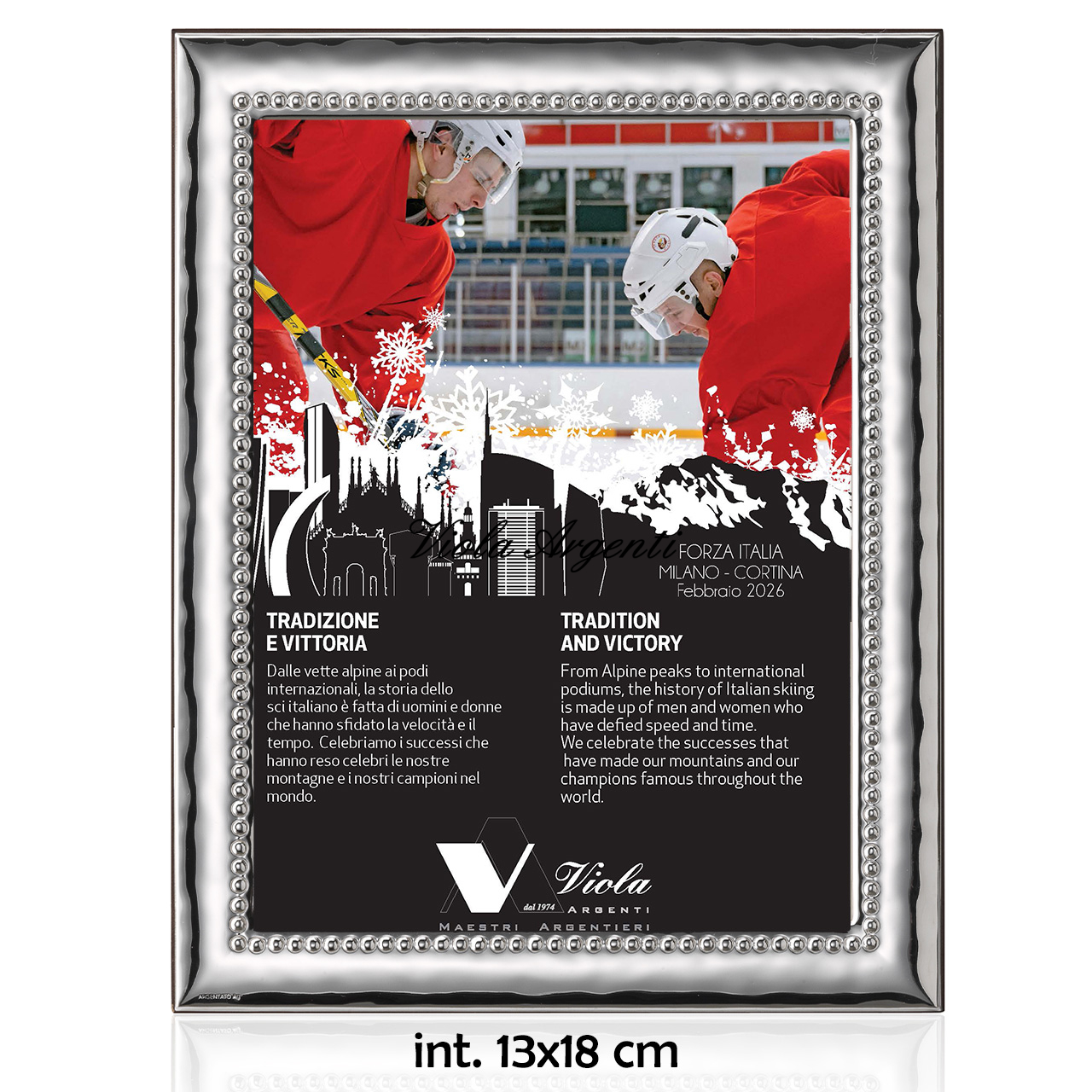 Blurred silver frame with dots - 3