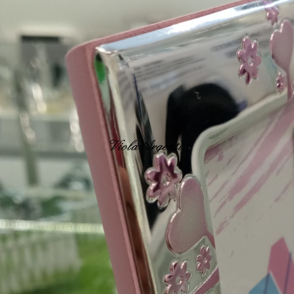 Pink heart bear frame - 4