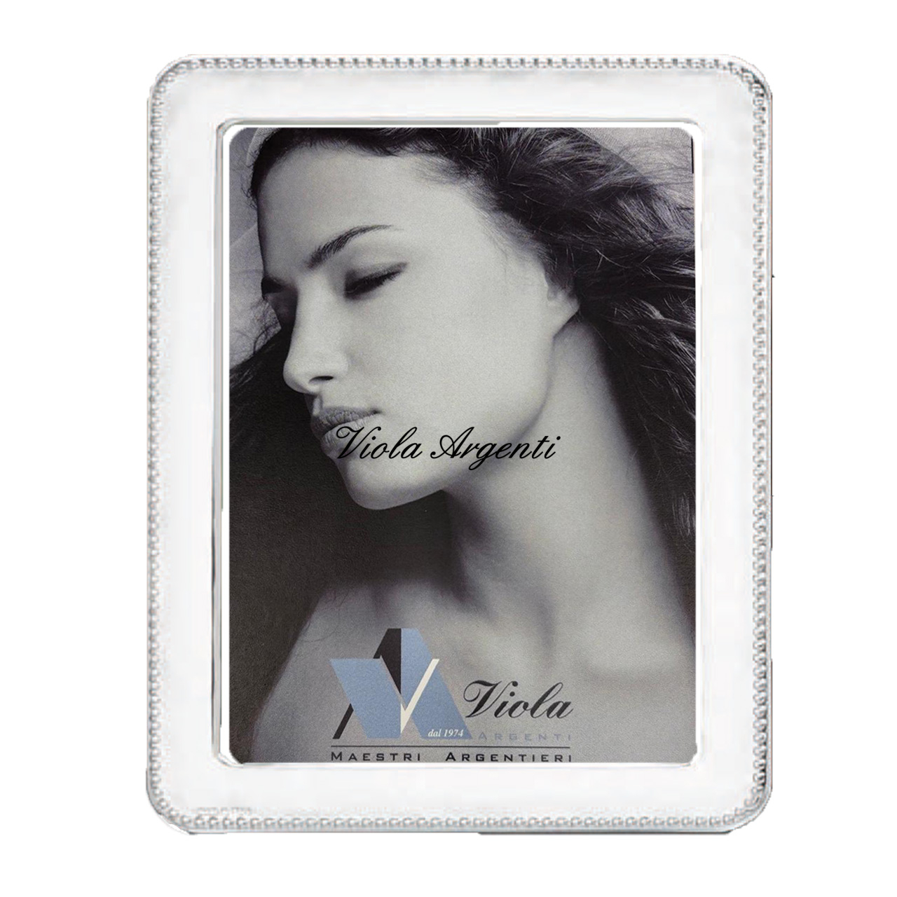 Cornice con bordo perlinato