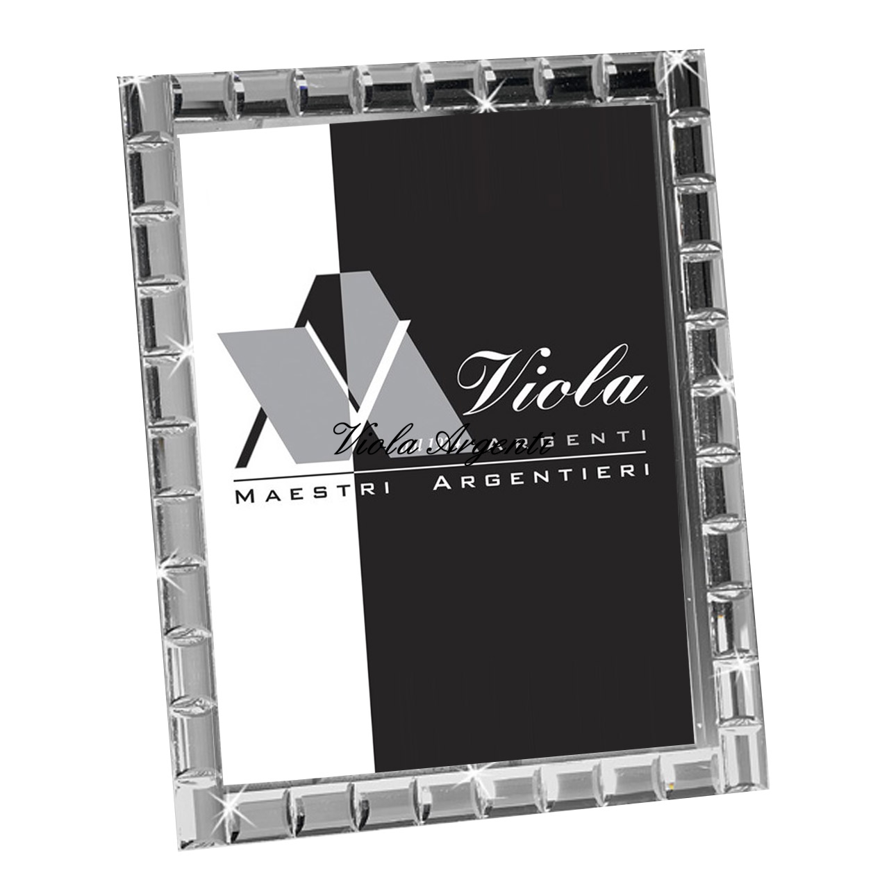 Cornice cristallo a specchietti