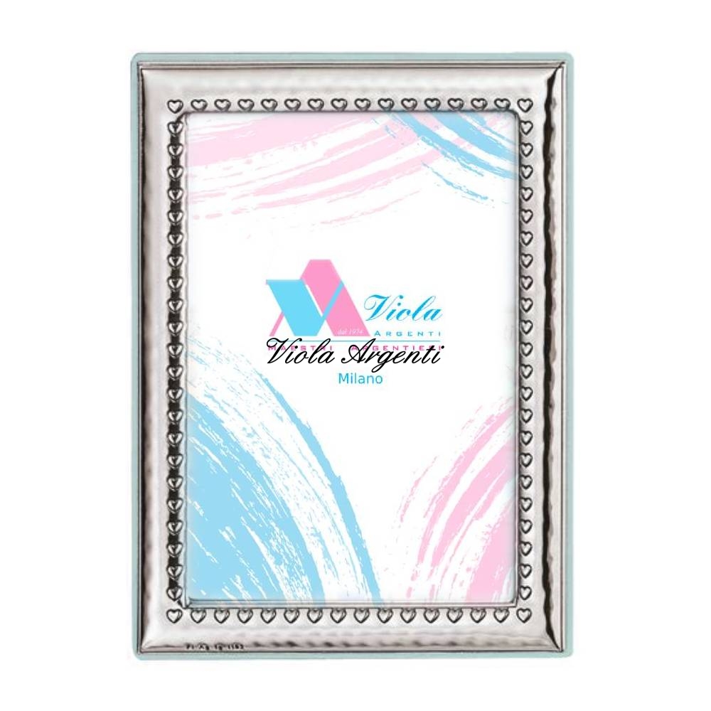 Light blue heart frame