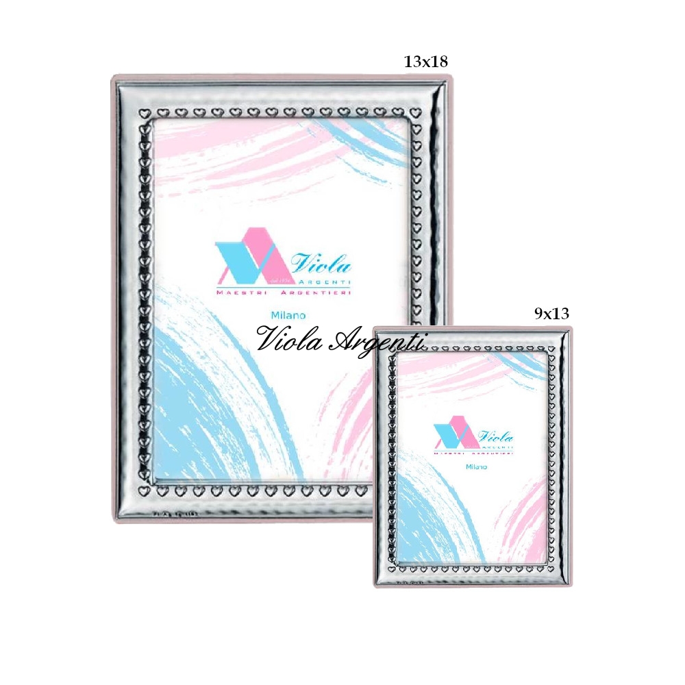 Pink heart frame - 2