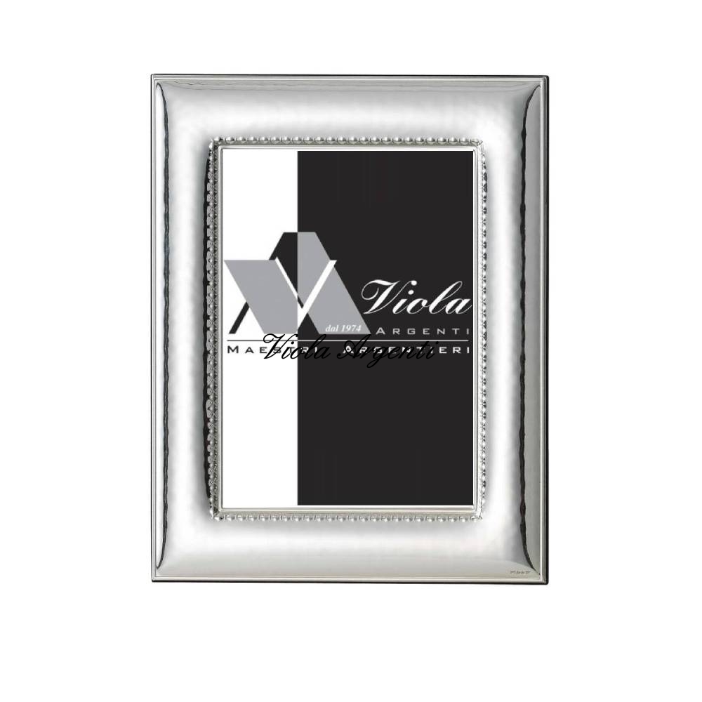 Frame with internal pearls di Viola Argenti. Argento online