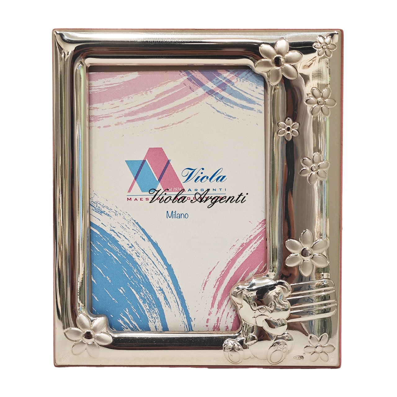 Cornice bimba con orsetto