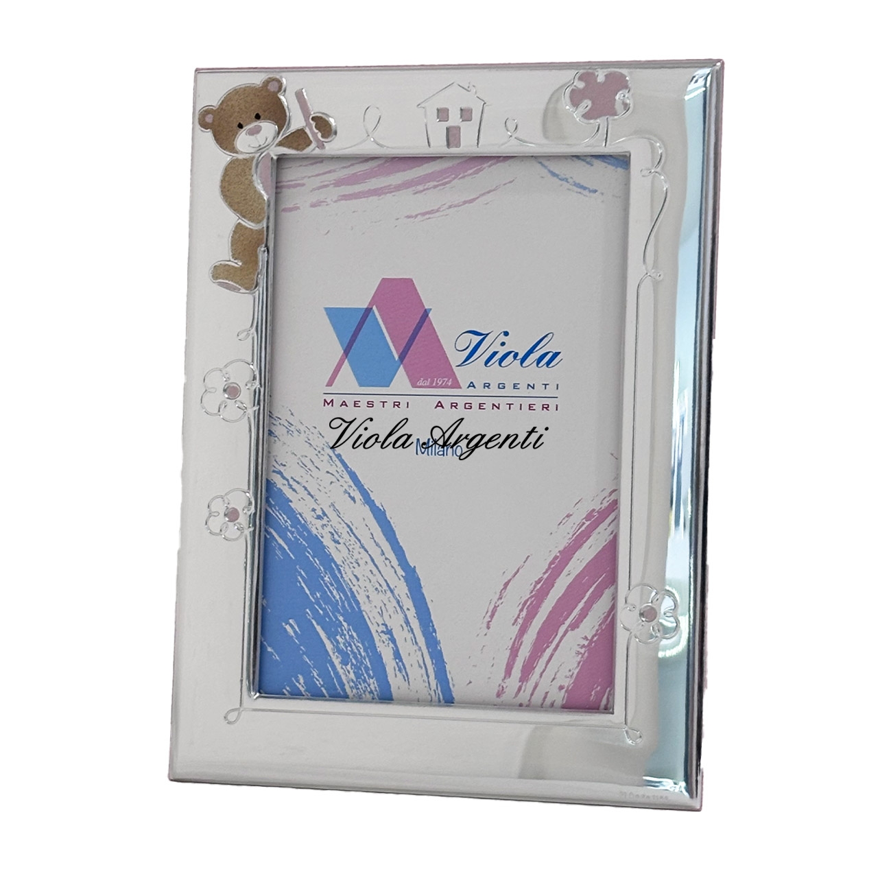 Cornice bimba con orsetto