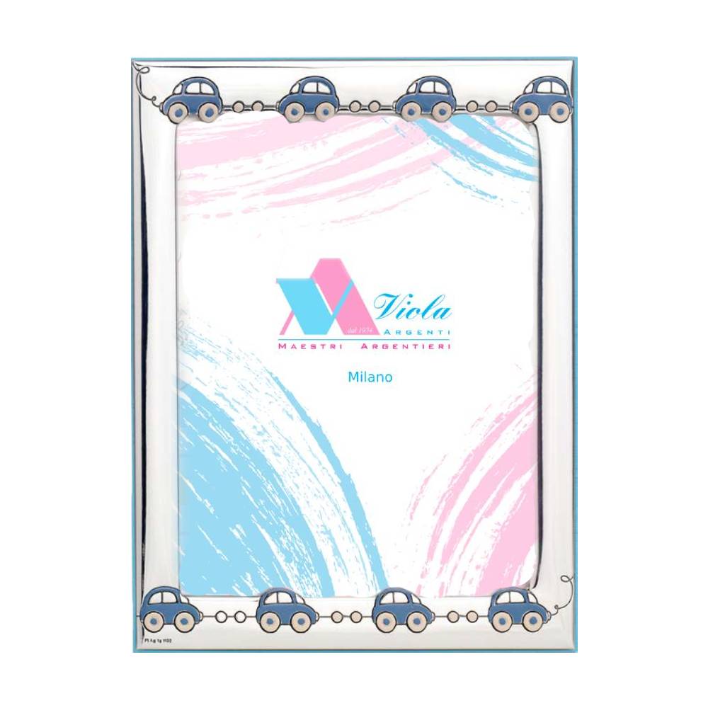 Baby frame with toy cars