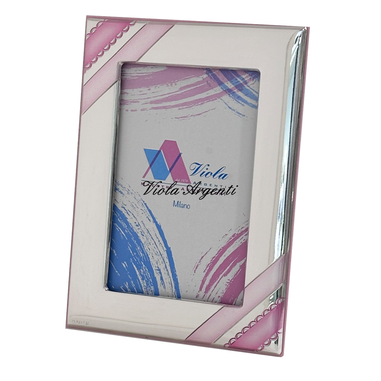 Portafoto fascia rosa