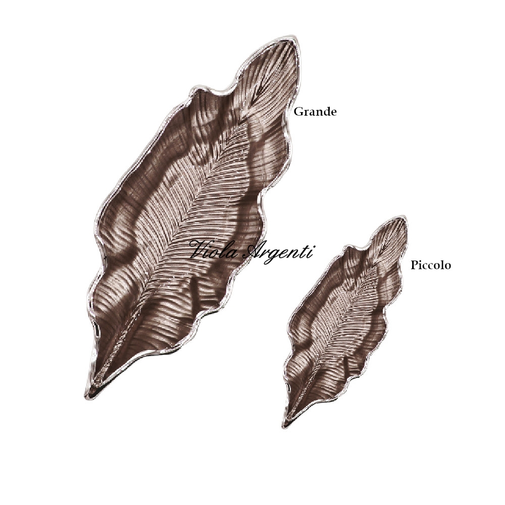 Tobacco brown willow leaf plate
