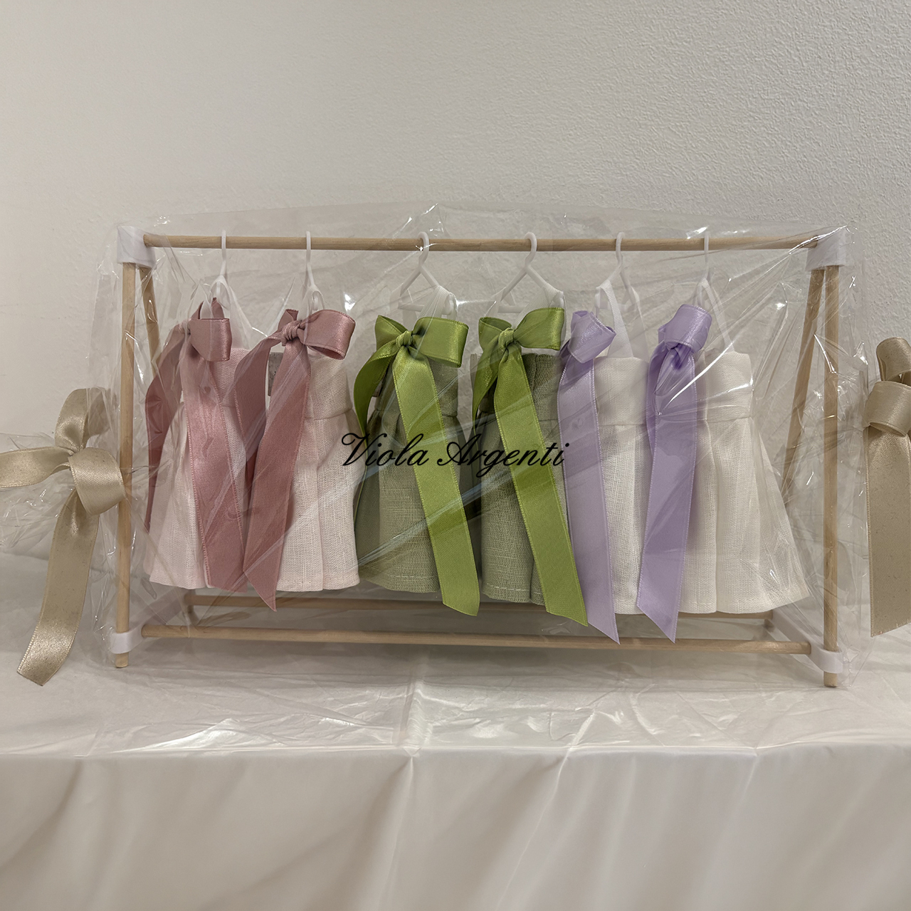 Kit 6 bomboniere con abiti