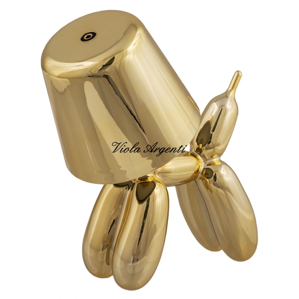 Golden Puppy Lamp