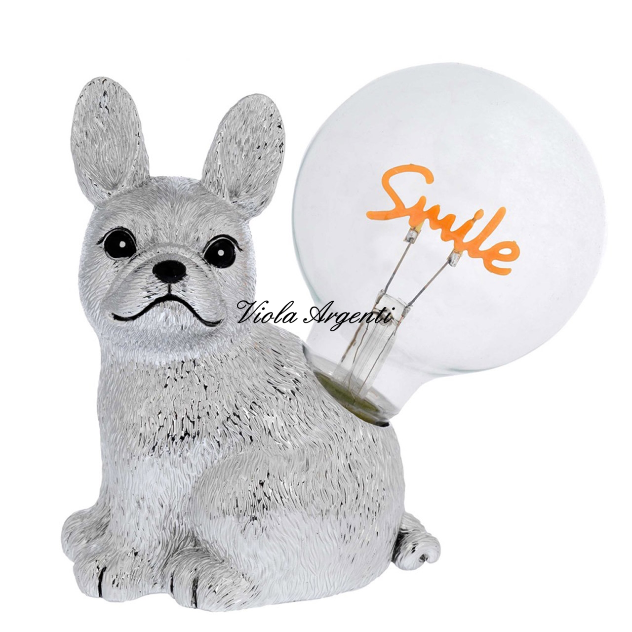 Dog with Smile lamp