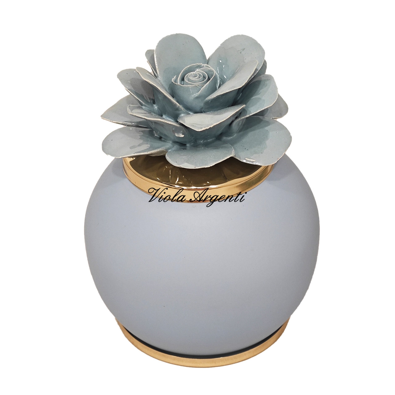 Lampada rosa di maggio azzurra
