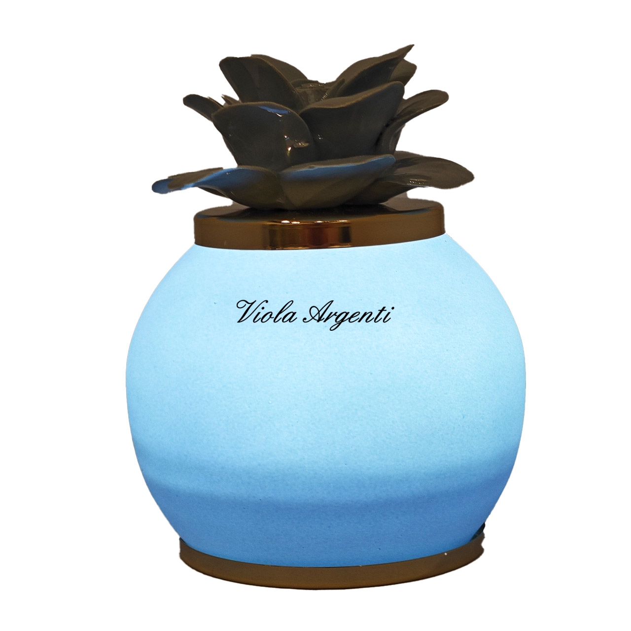 Lampada rosa di maggio azzurra