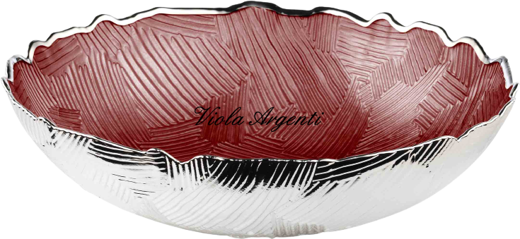 Ciotola materia rosso