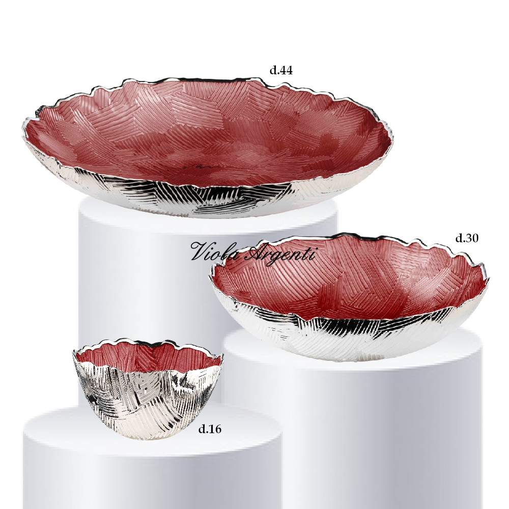 Ciotola materia rosso