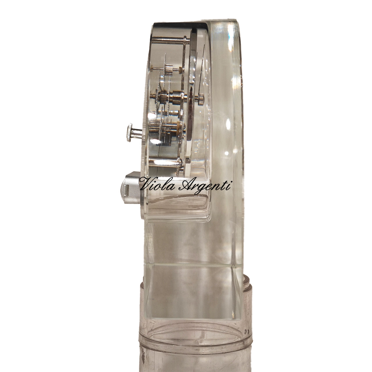 Crystal half-moon clock - 3