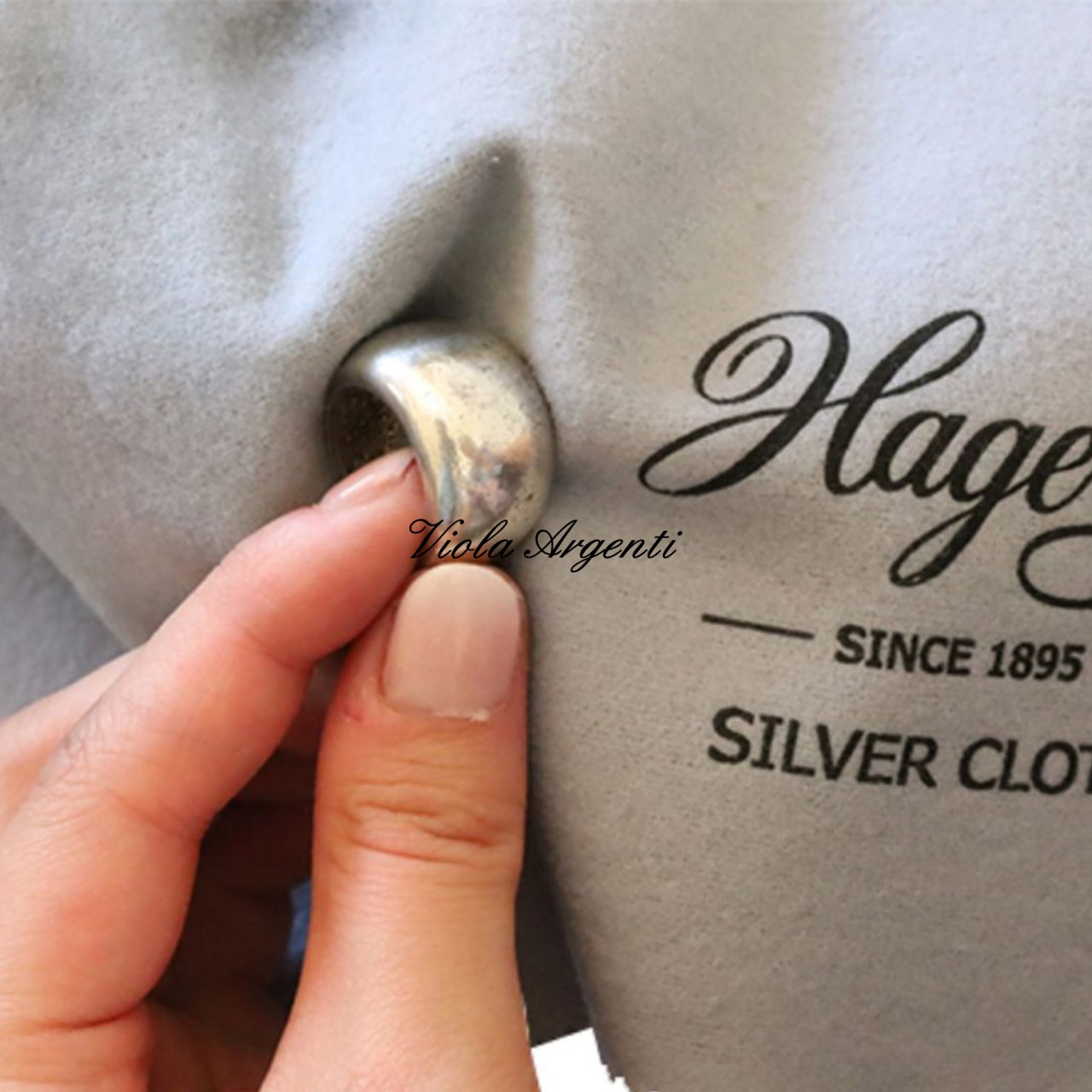 Silver jewellery cleaning cloth - 3