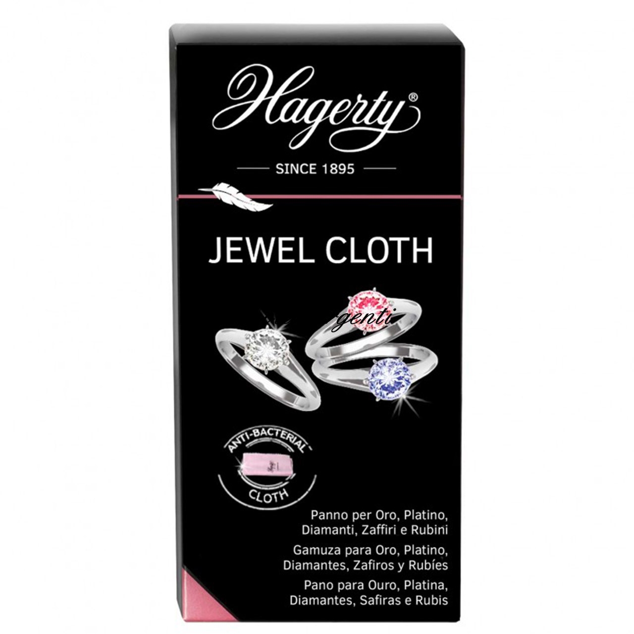 Jewellery and gem cleaning cloth