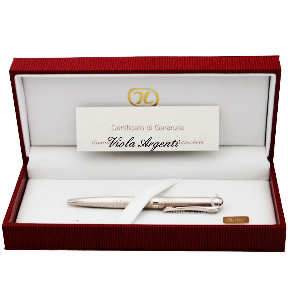 Lady ballpoint pen engravable di . Argento online