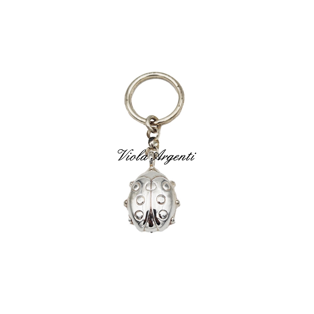 Silver ladybug key ring di . Argento online