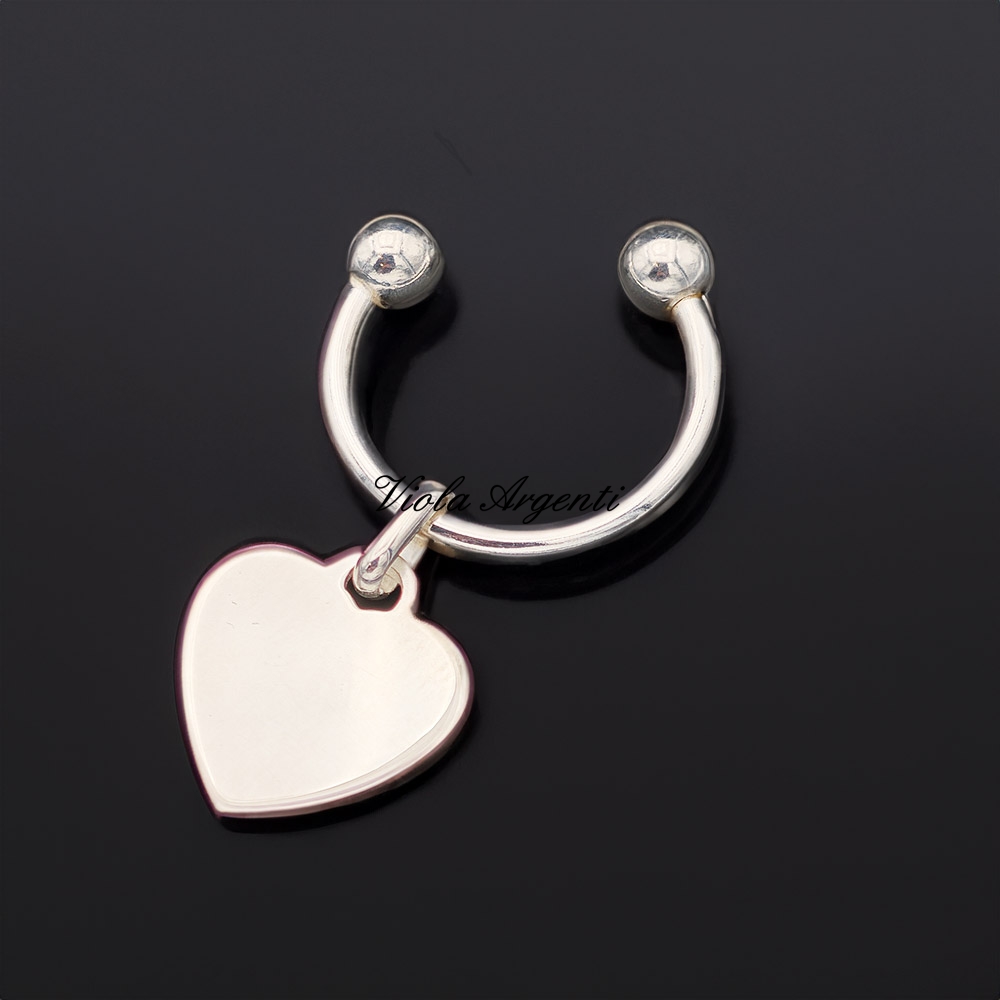 Key ring with heart