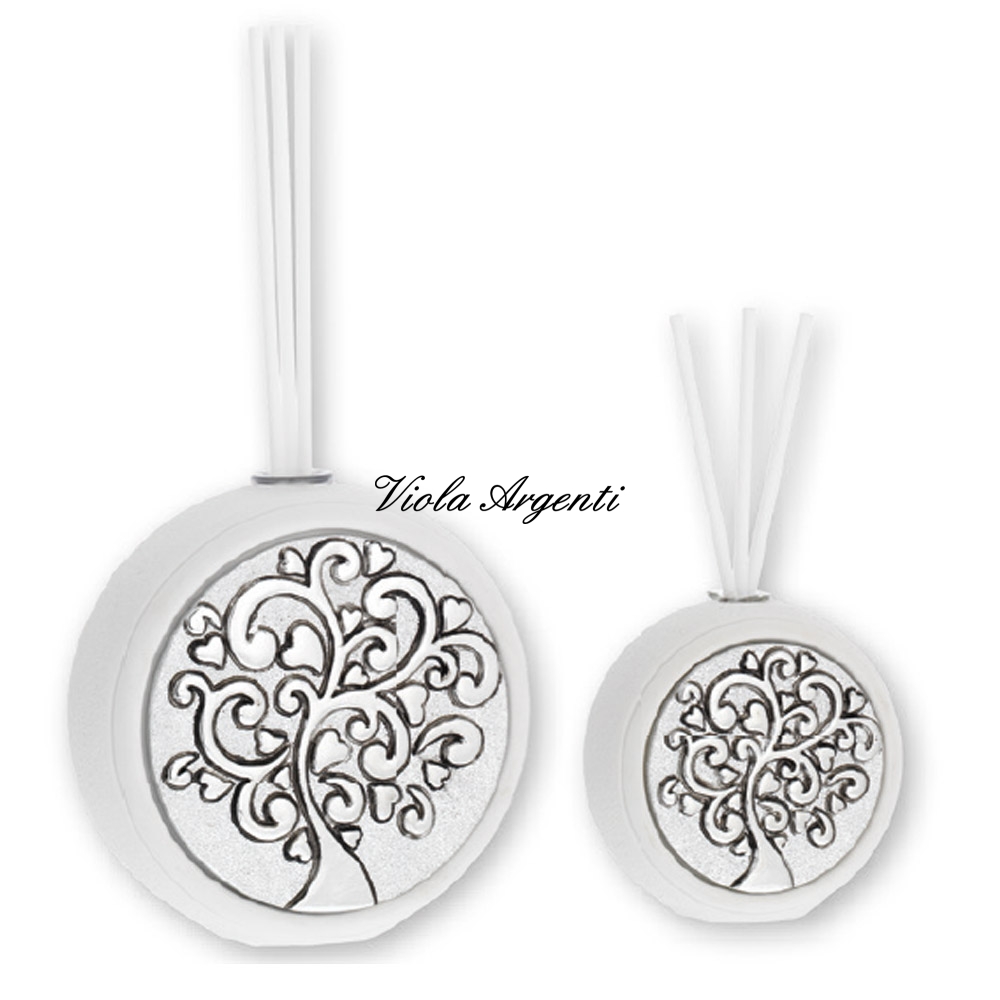 Collana Donna Argento 925 Con Albero Della Vita E Zirconi – Ciondolo 2 Cm, Catena Regolabile 45-50 Cm, In Elegante Cofanetto