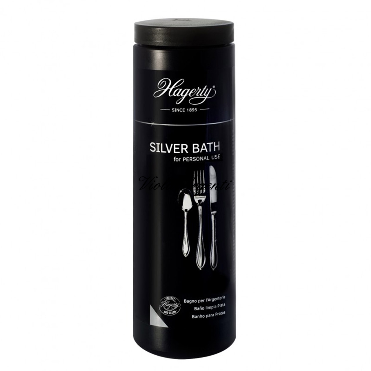 Silver cutlery cleaner