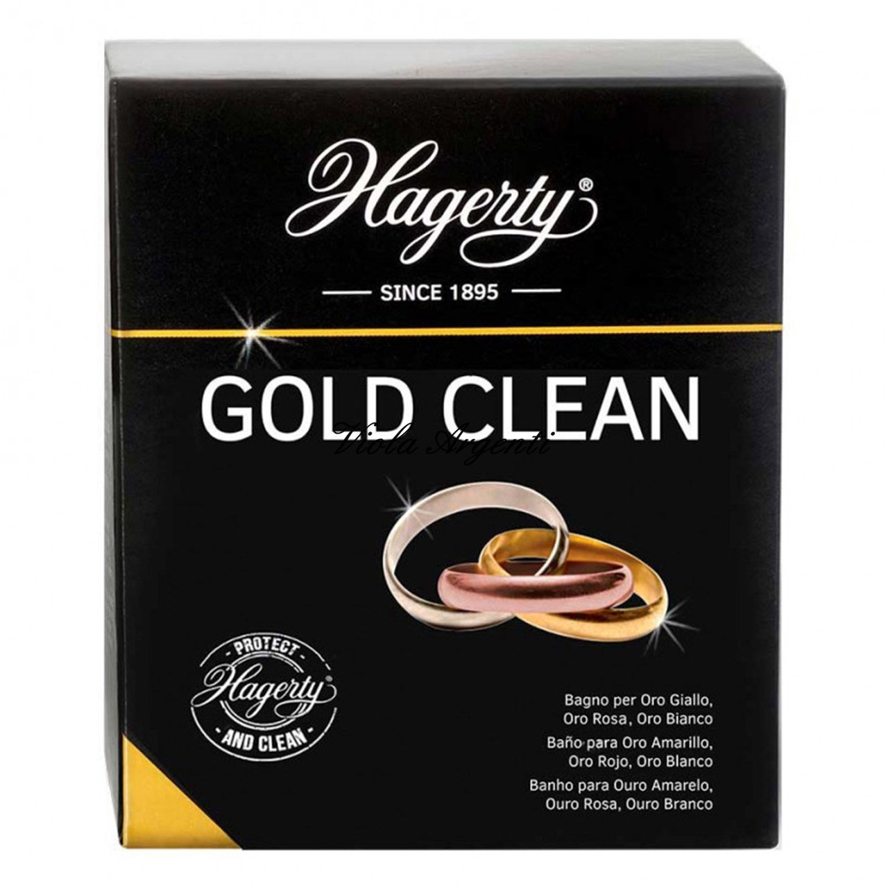 Gold jewellery cleaner