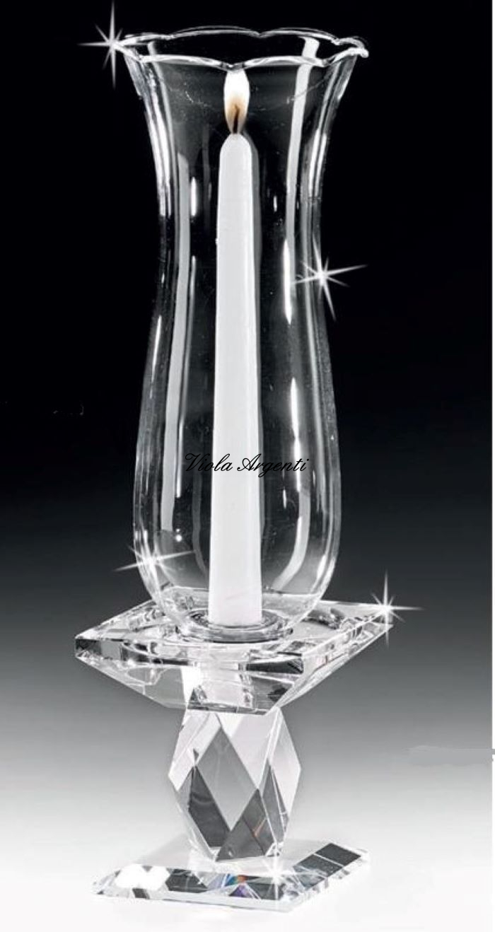 Candeliere monofiamma di Viola Argenti. Argento online