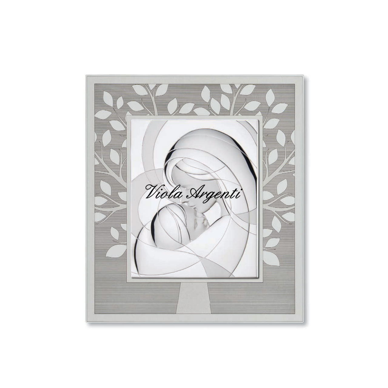 Sacred Madonna and Child engraved