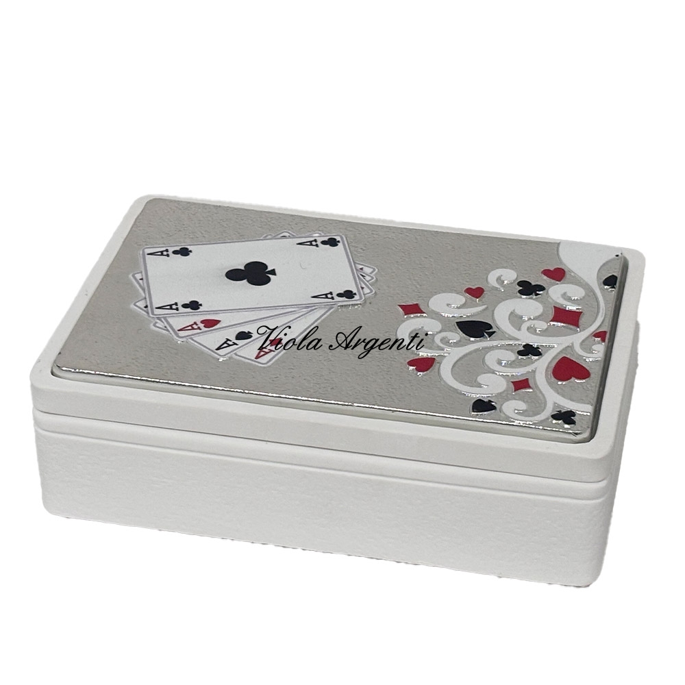 Scatola carte da gioco decorata