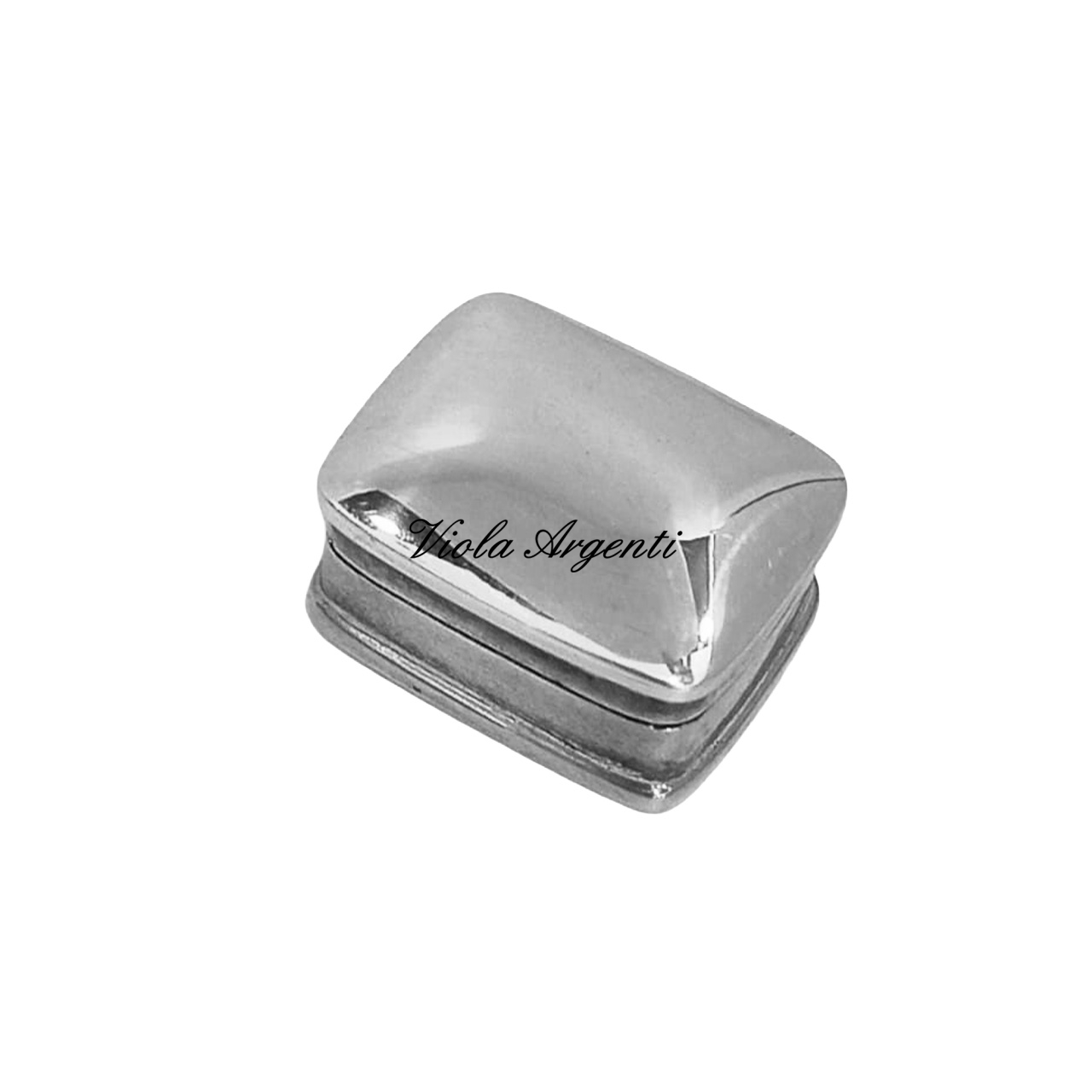 Silver pill box