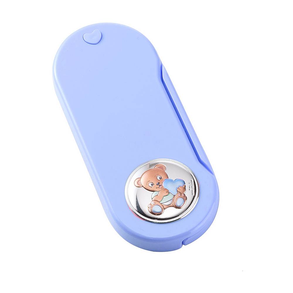 Set pappa orsetto cuore azzurro