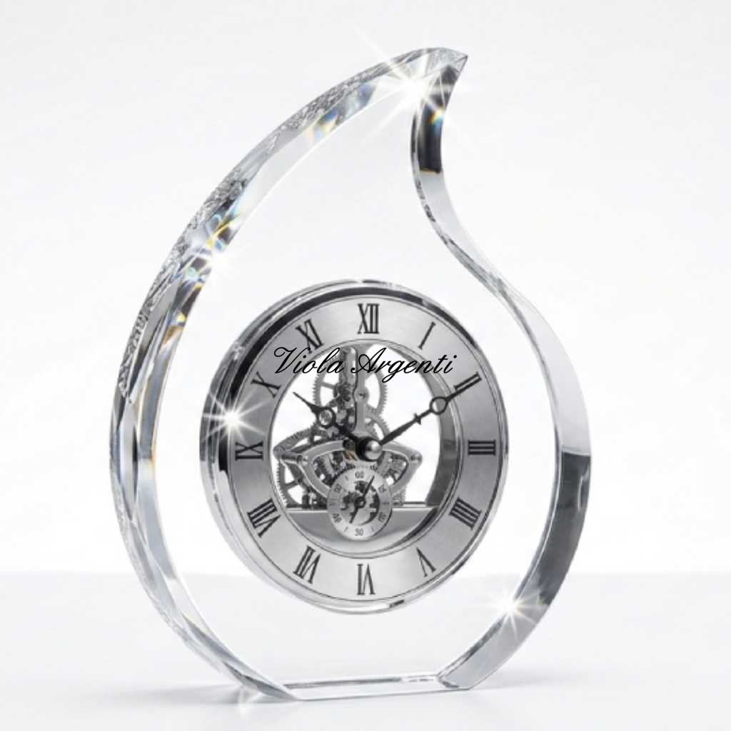 Crystal drop clock