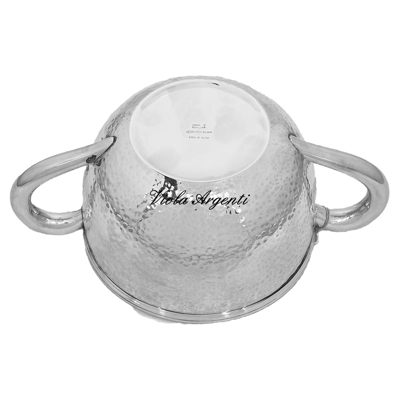Silver mug with handles - 3