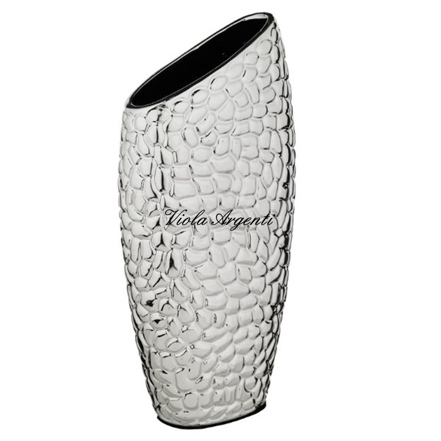 Vaso Stone con disegni in rilievo roccia