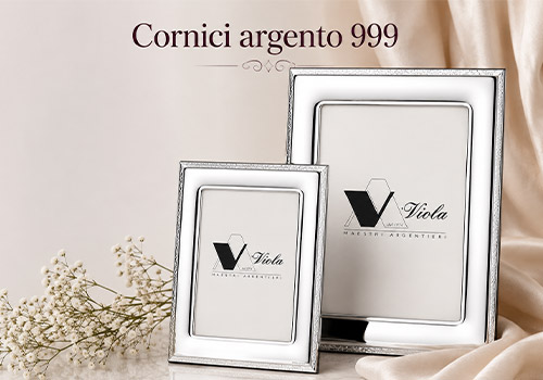 Cornici argento 999