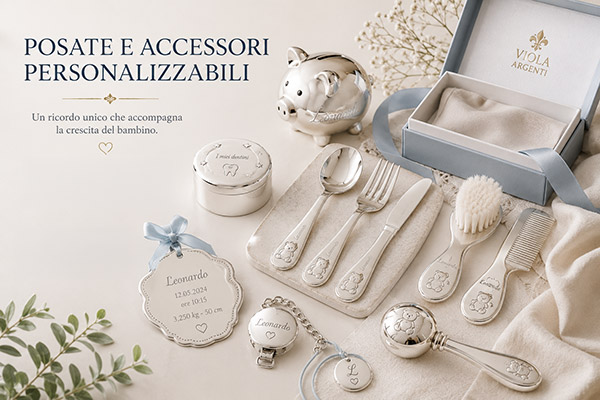 Regali nascita battesimo personalizzabili
